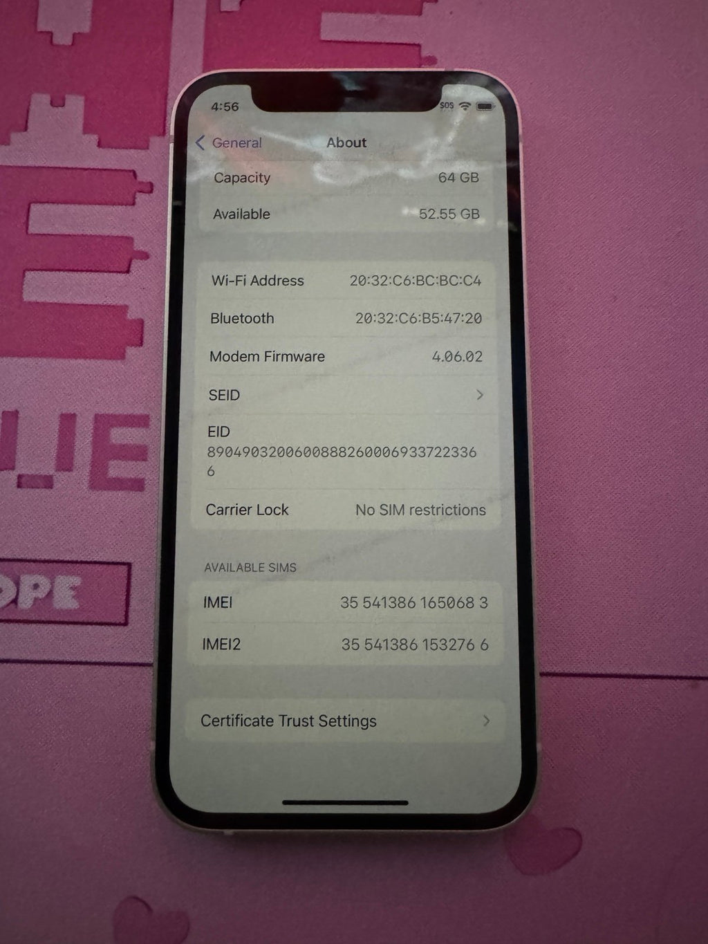 Apple iPhone 12 Mini 64 GB in (Product) Red & Green 2B67