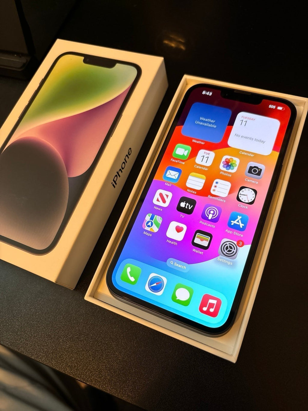 Apple iPhone 14 256gb dark blue (New) 2R56