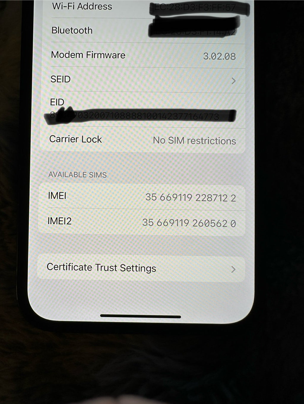 iPhone 14  midnight (edited color) with Otterbox case and charger UNLOCKED 9K71