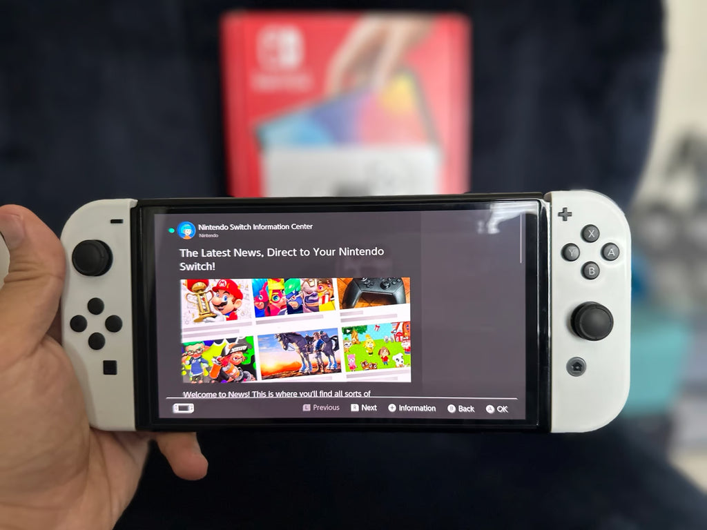 Nintendo switch oled white 1V69
