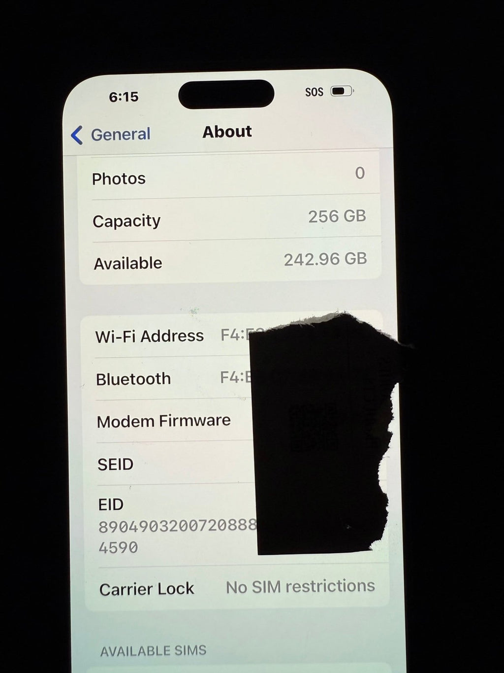 Apple iphone 15 pro max phone unlocked 5W13