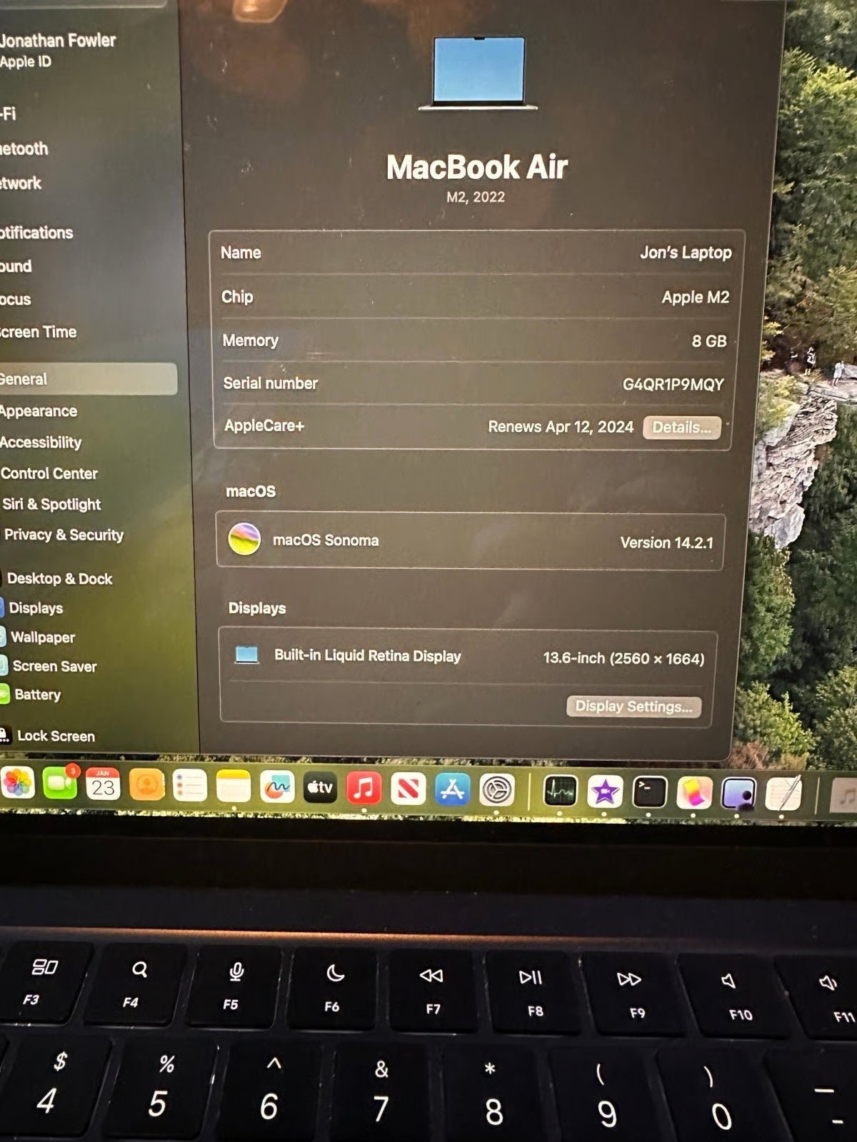 MacBook Air M2 2022 13.6 512gb 8J11