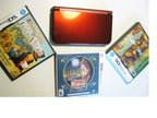 MINT Red Nintendo New 3ds XL Layton's Mystery Bundle!
