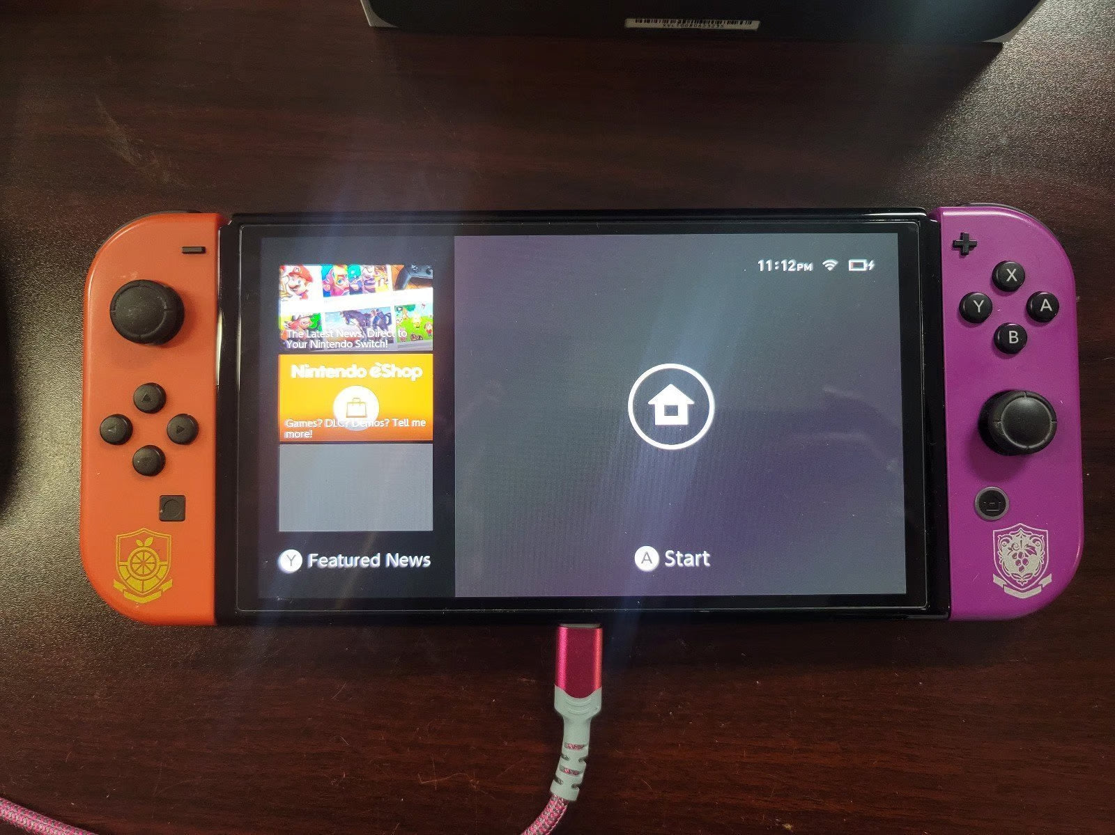 Nintendo Switch OLED Pokemon Scarlett and Violet Edition 3Y27
