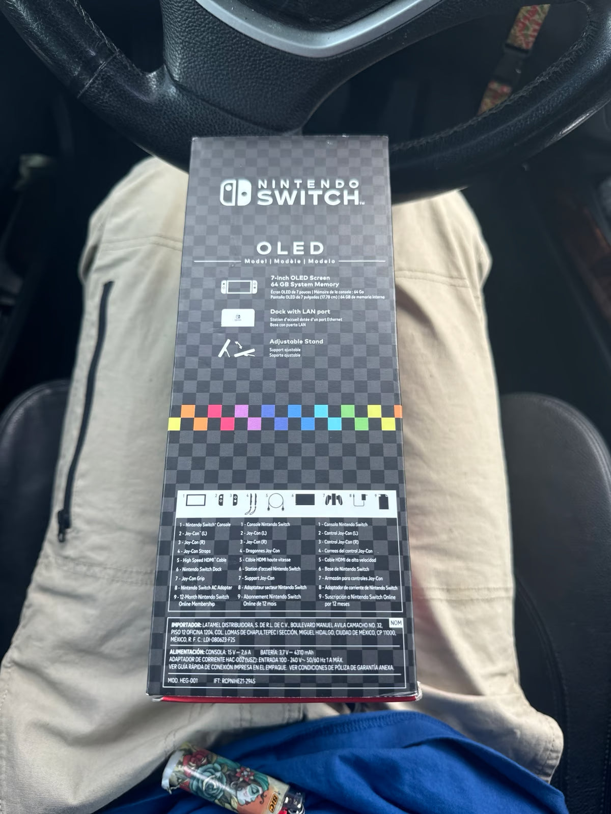 Nintendo switch oled mario edition 8G85
