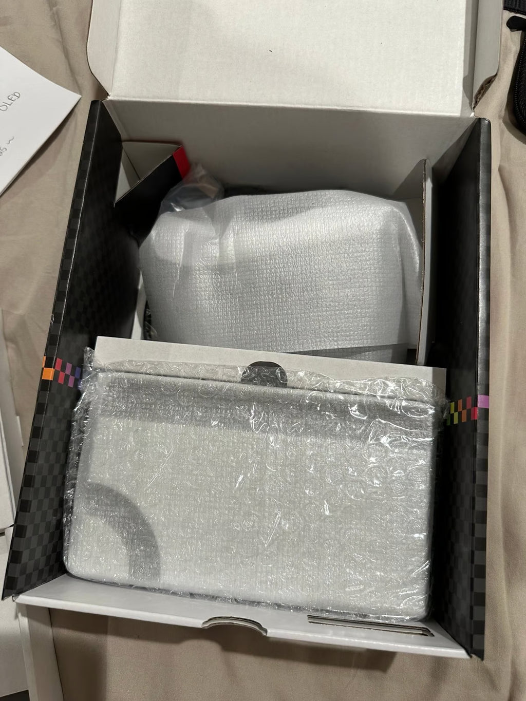 Nintendo Switch OLED White w/ Box 64gb READ! 7Z13