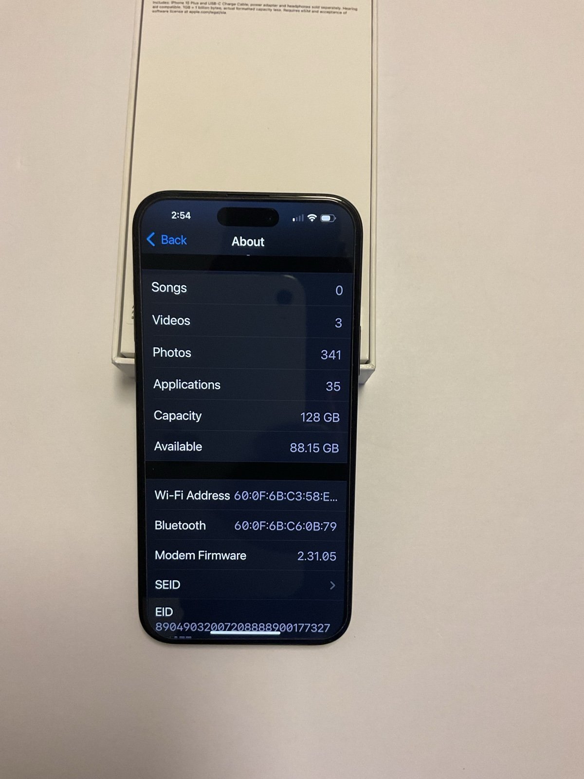 Apple iPhone 15 Plus 128 GB 1U93