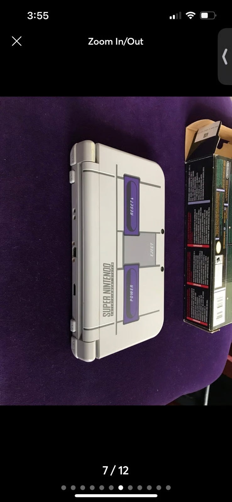 Nintendo 3DS XL Super Nintendo Edition CIB