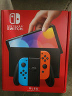 USA VERSION Nintendo Switch OLED NEW Sealed Neon Blue Red 2H37