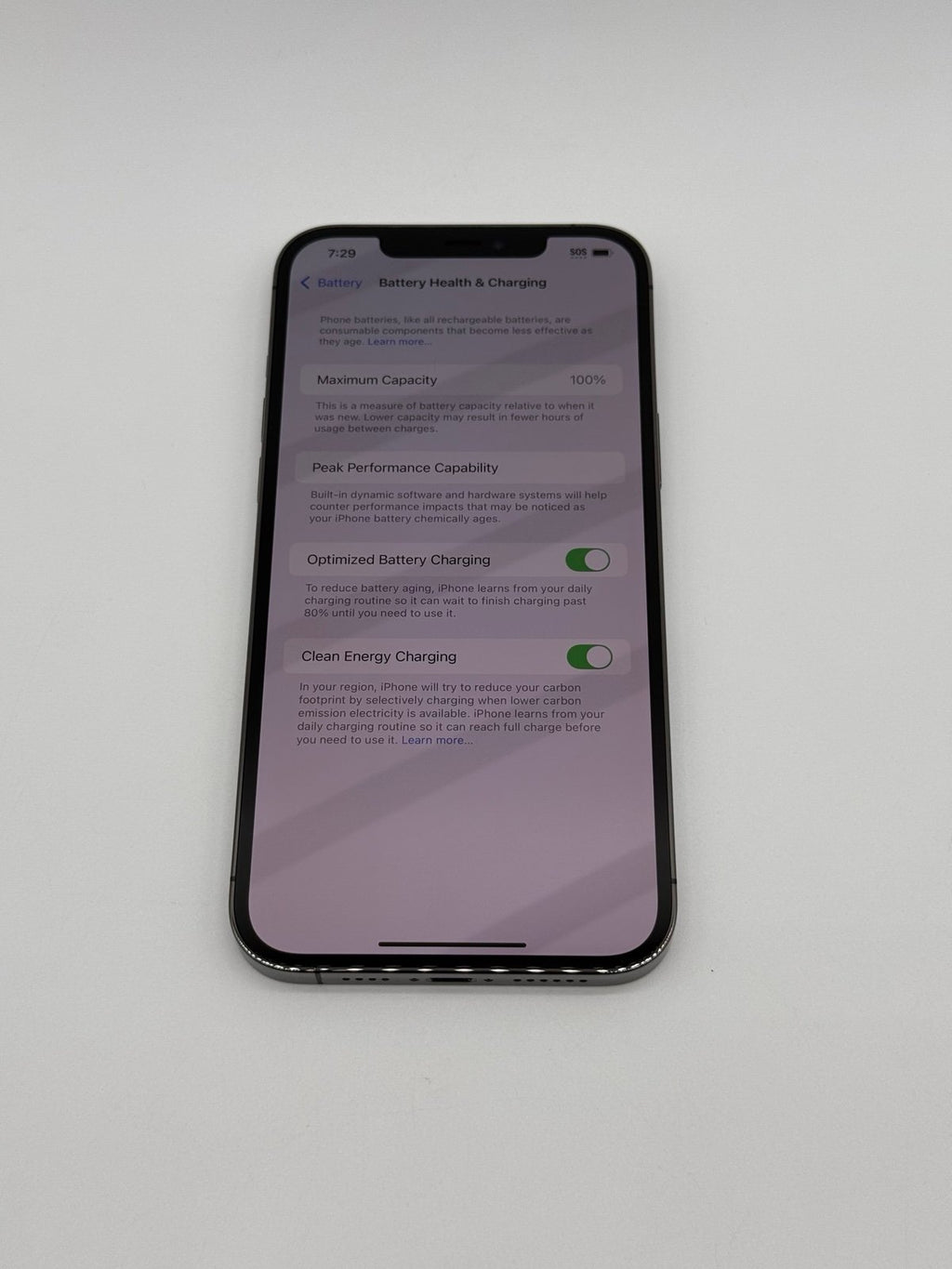 iPhone 12 Pro Max Graphite 256GB -Carrier Unlocked- Clean IMEI Fast Shipping! 6D68