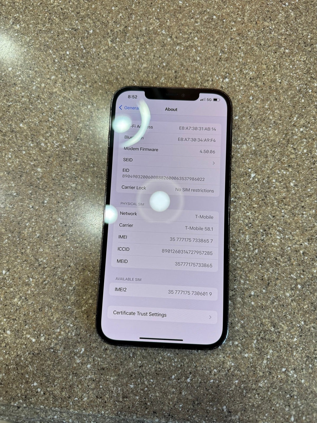 UNLOCKED iPhone 12 Pro Max 8P82