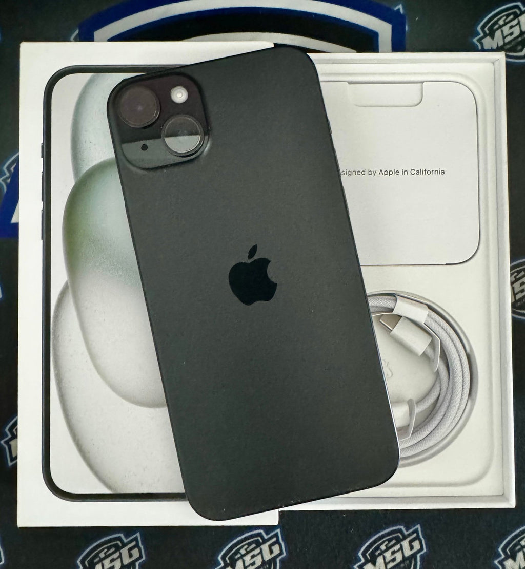 Apple iPhone 15 Plus 128 GB Black Unlocked 7G86