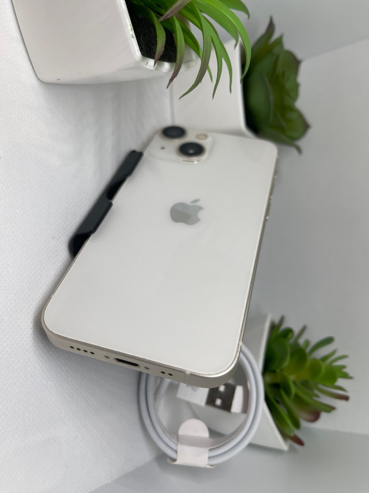 Apple iPhone 13 Mini 128GB Unlocked in White - Any Carrier Flawless 100% Battery 6L36