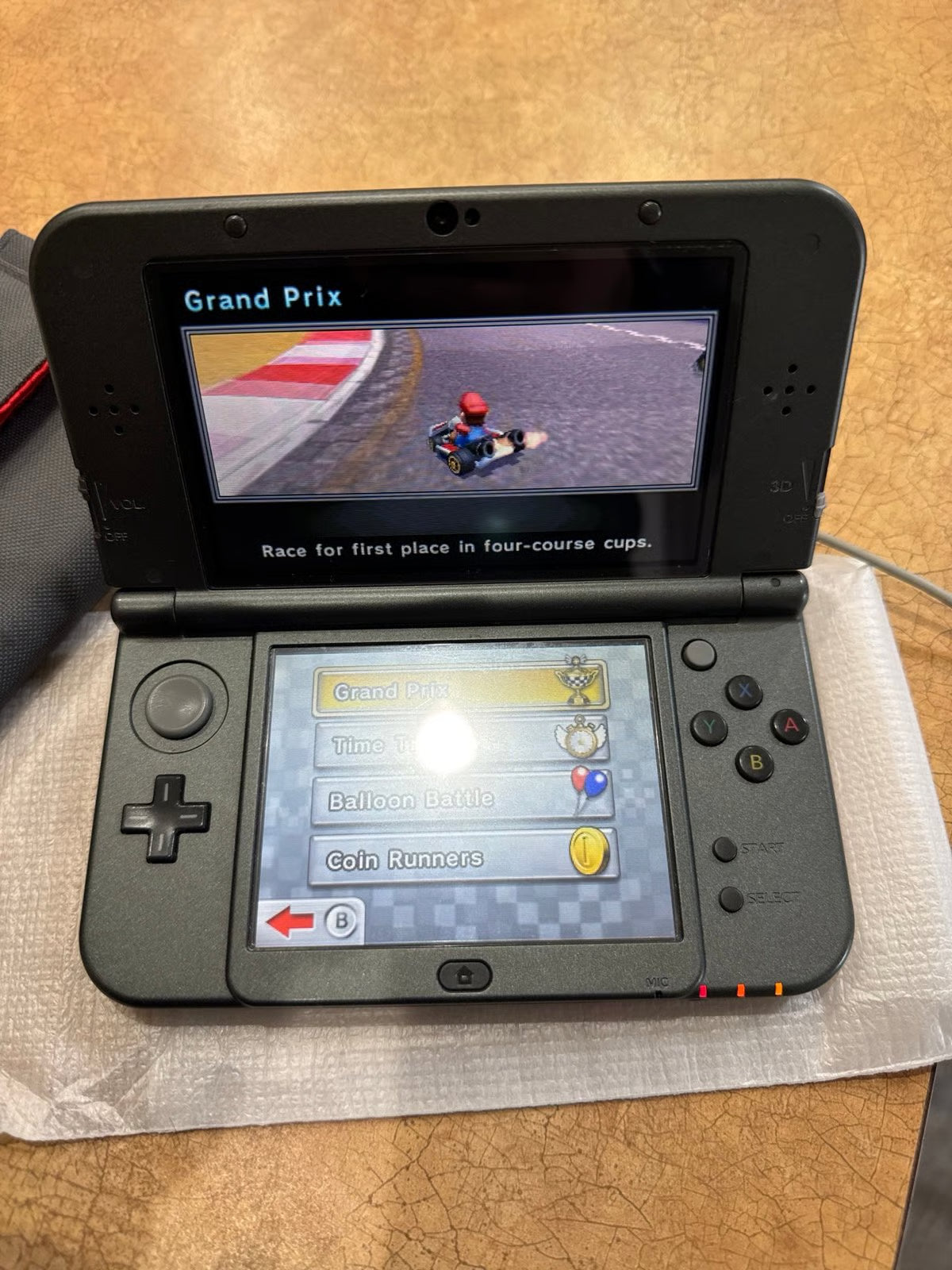 New Nintendo 3DS XL Hyrule Edition with Nintendo Charging Cable (Barely Used)