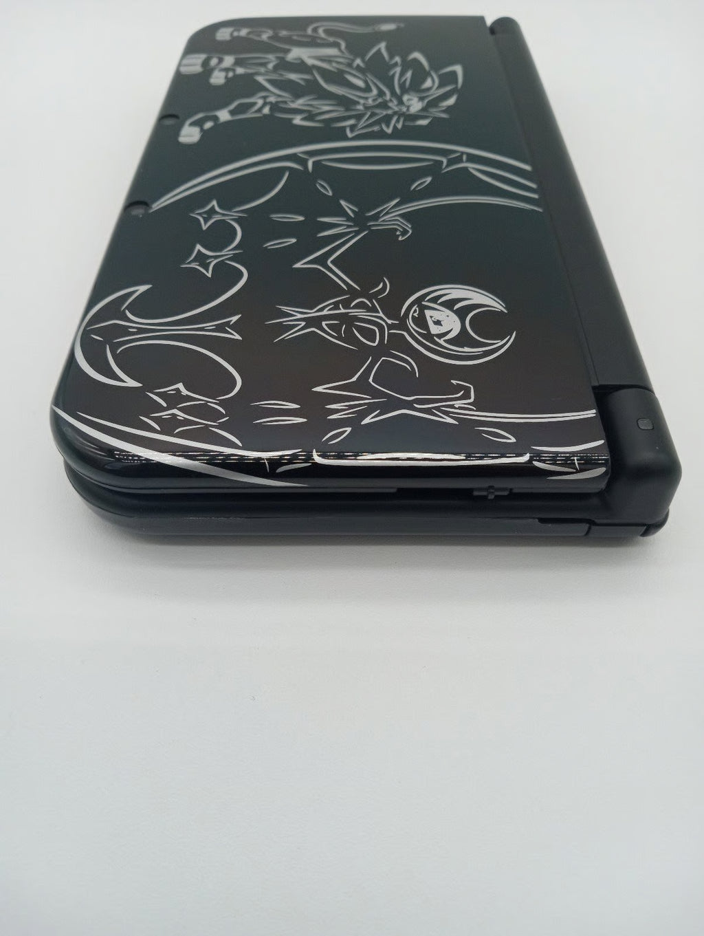 Refurbished New Nintendo 3DS XL Pokemon Sun and Moon Solgaleo and Lunala Black