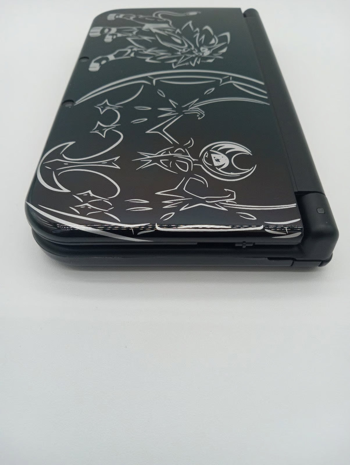 Refurbished New Nintendo 3DS XL Pokemon Sun and Moon Solgaleo and Lunala Black