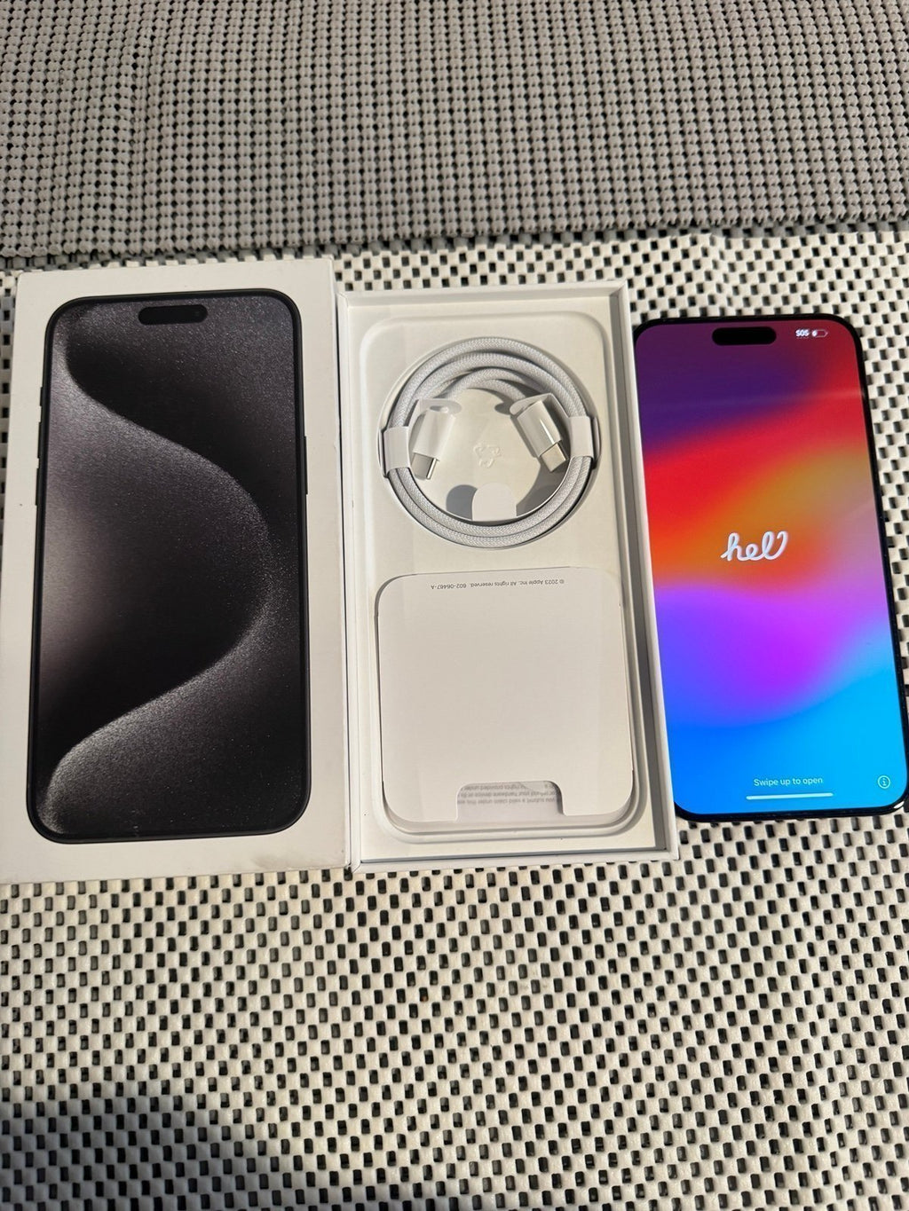 iPhone 15 Pro Max 256GB Verizon carrier only! Black New with open Box 2T59