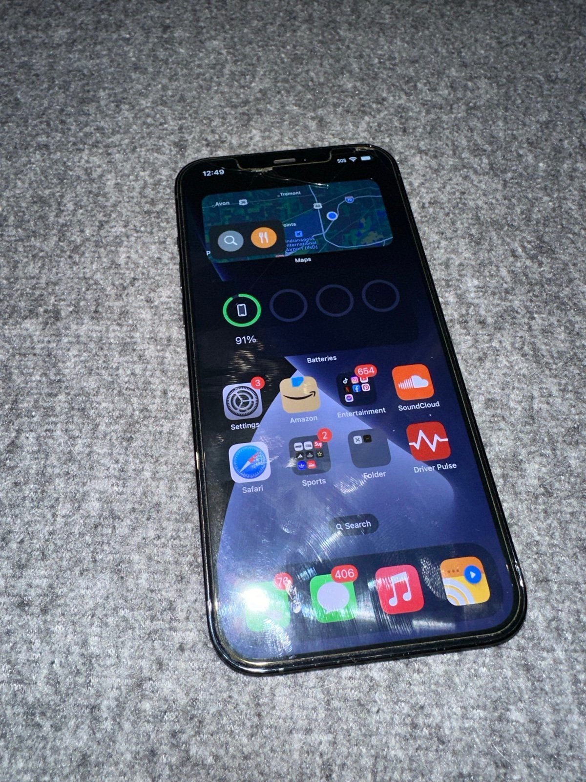 Apple iPhone 12 Pro Max 128 GB in Graphite for AT&T 1J63