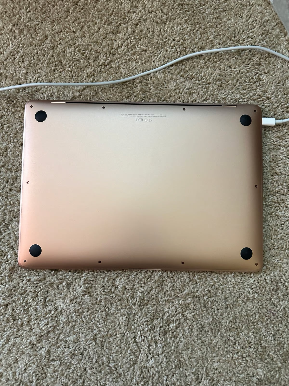 MacBook Air Rose Gold M1 16gb Ram 1TB storage 1S67