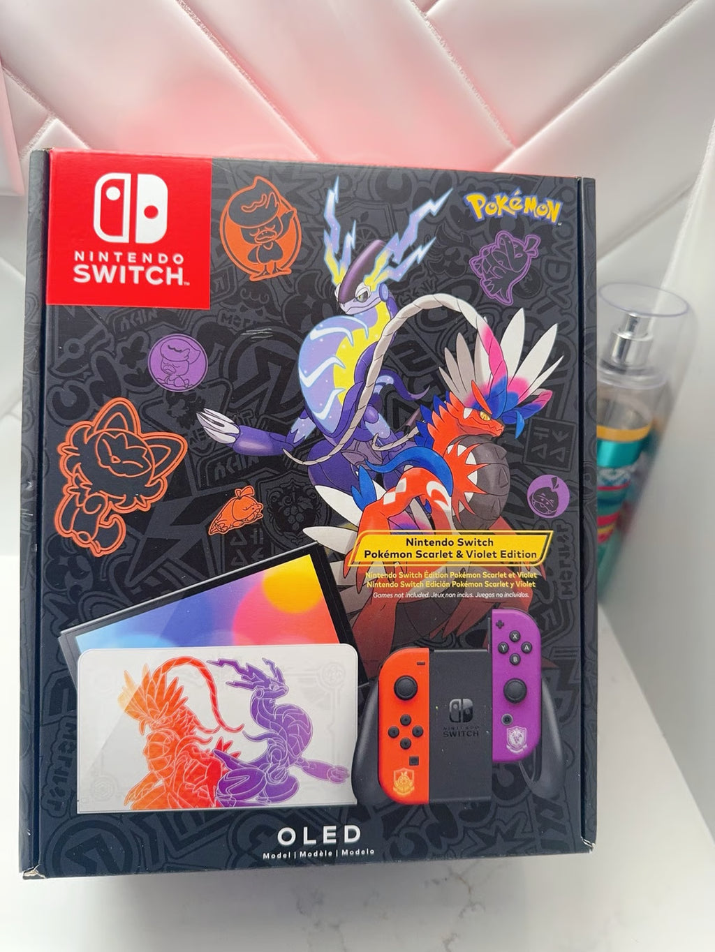 Nintendo Switch 鈥?OLED Model - Pok茅mon Scarlet & Violet Edition Console 1H58