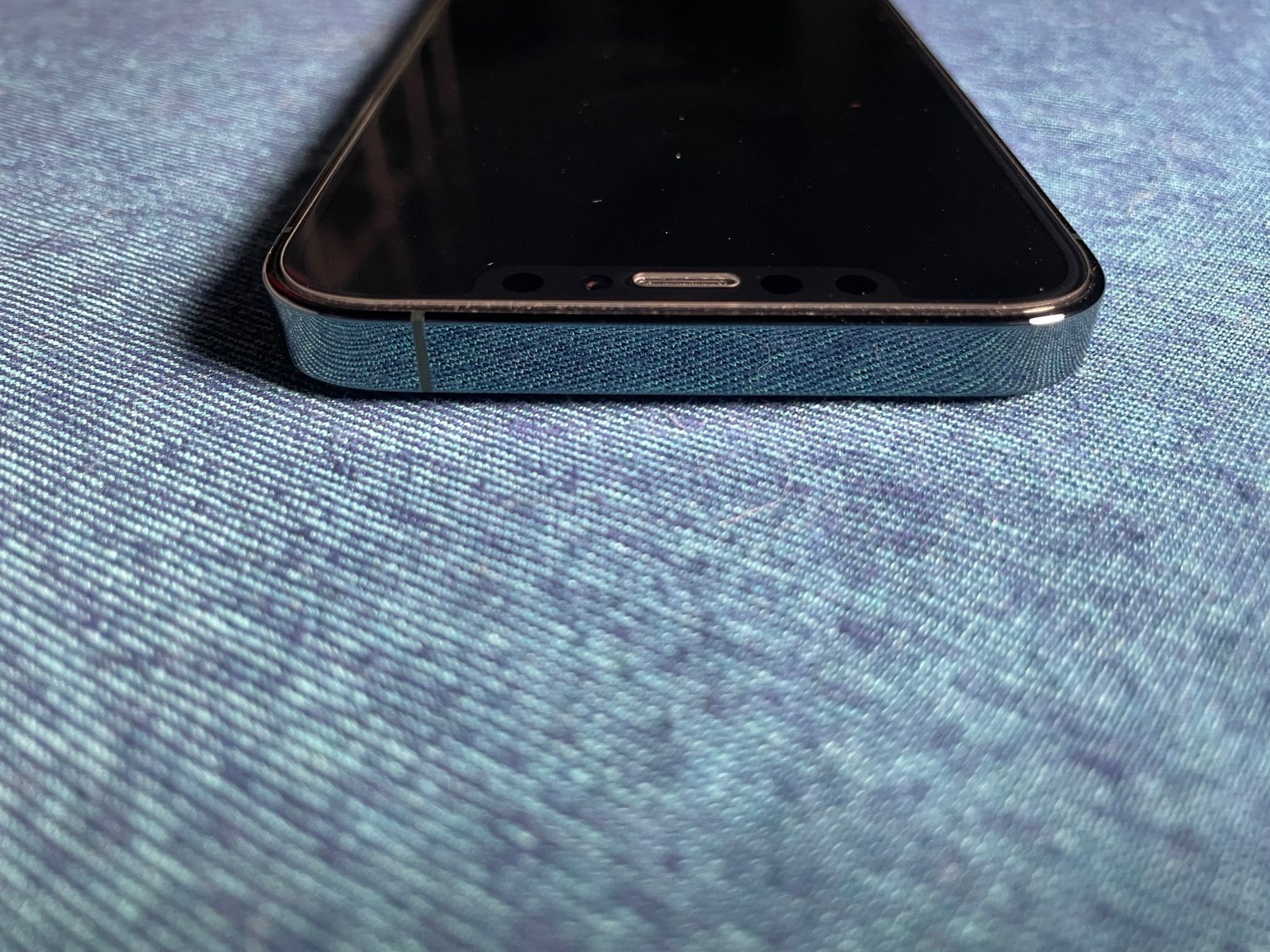 iPhone 12 Pro with Black Case 7P87