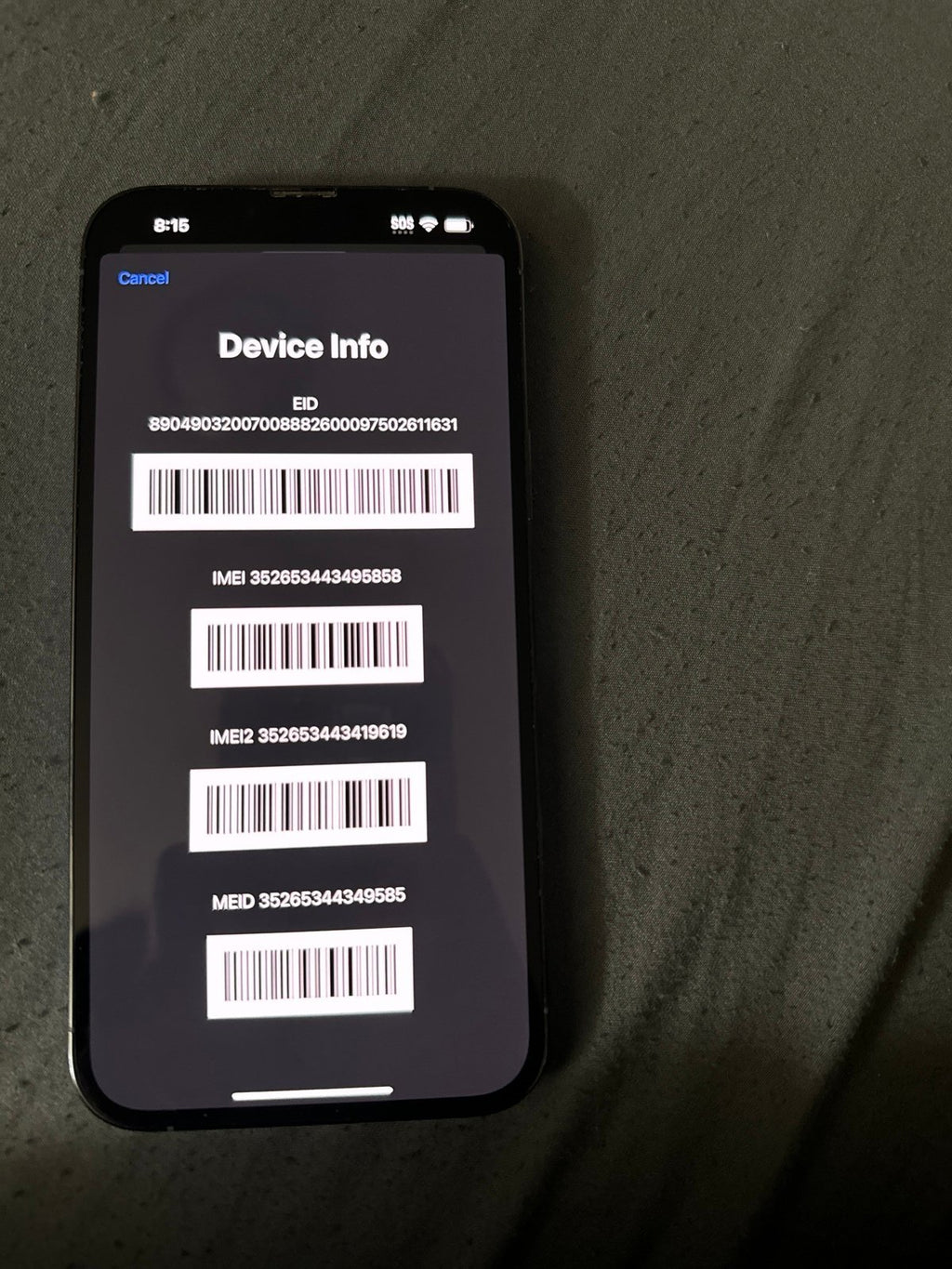 Apple iPhone 13 Pro Max 128 GB in Sierra Blue for Unlocked 6M86