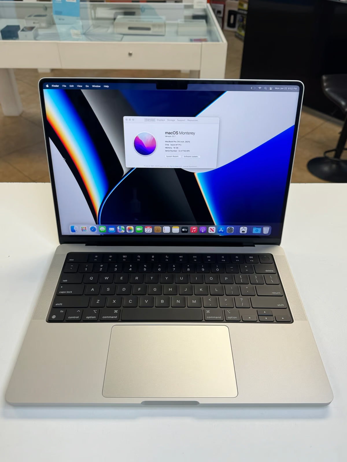 MacBook Pro 14inch M1 Pro Silver New with Final Cut Pro & Logic Pro x 3Z57