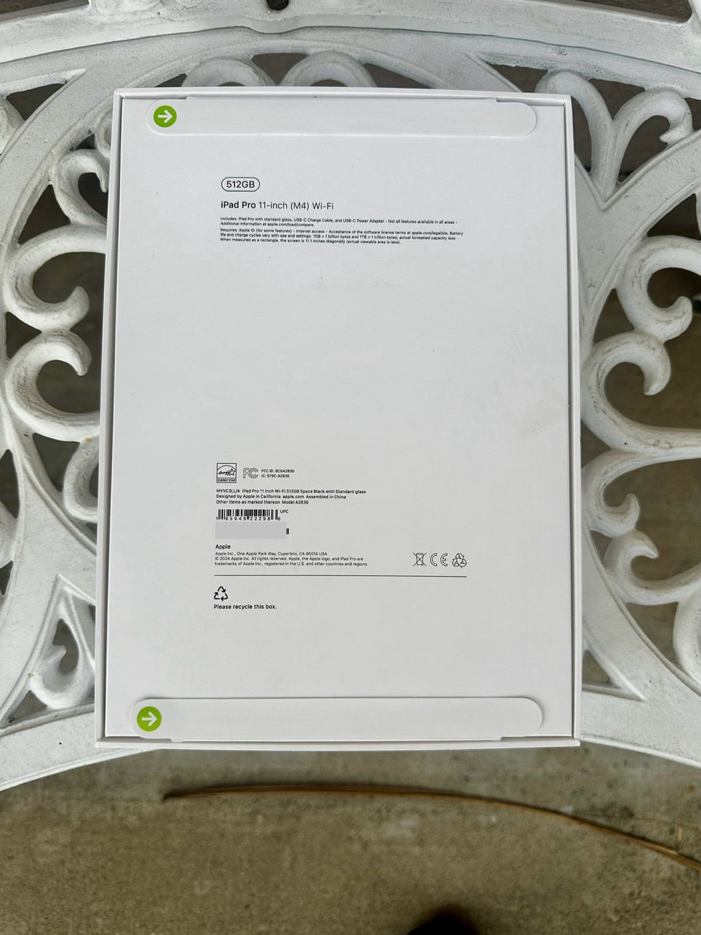 Brand New 2024 11-inch Apple iPad Pro M4 (Space Black/Wi-Fi/512GB) 9Y56