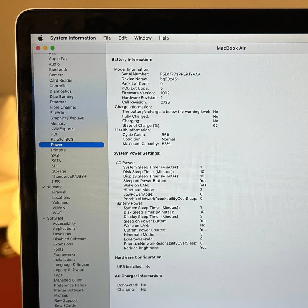 MacBook Air M1 13in 16GB/512GB 7S57