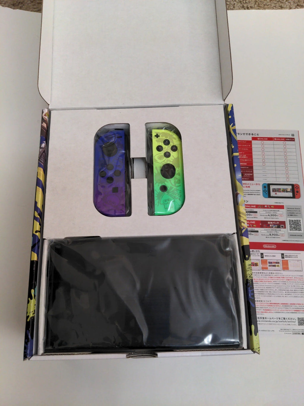 Nintendo Switch OLED Splatoon Version 1G87