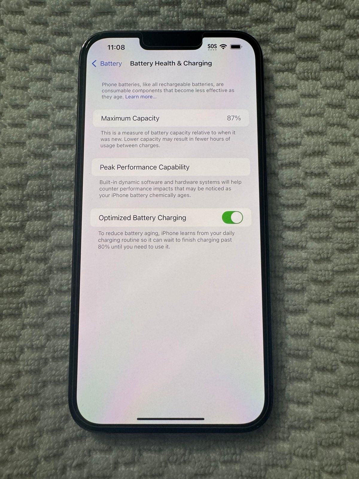 Apple iPhone 13 Pro Max 128 GB in Graphite Unlocked 1O35