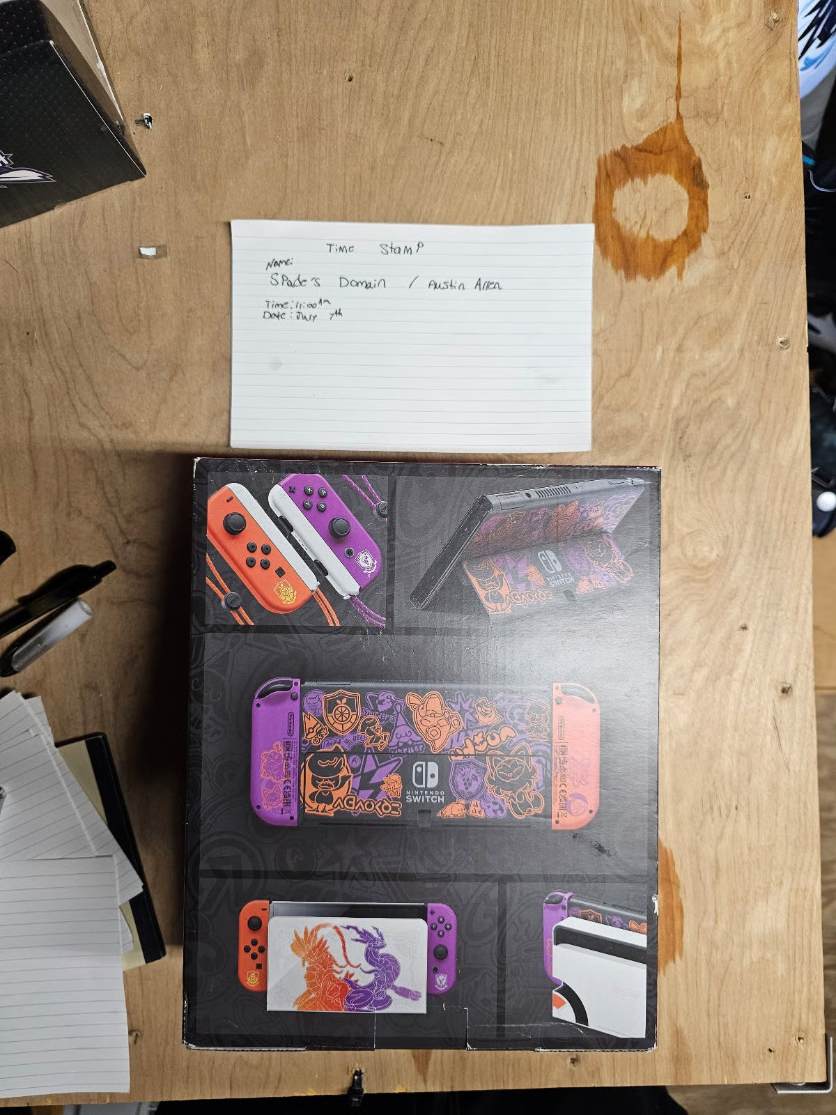 Nintendo Switch OLED Pokemon Scarlett & Violett Edition 6W61