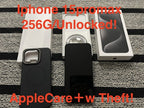 Apple iphone 15 promax / unlocked Apple care+ with the theft till Dec 2025! 7Z21