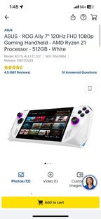 ASUS Rog Ally (Z1) 5Z52