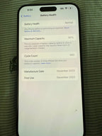 iphone 15 pro max phone unlocked 256 GB 6M29