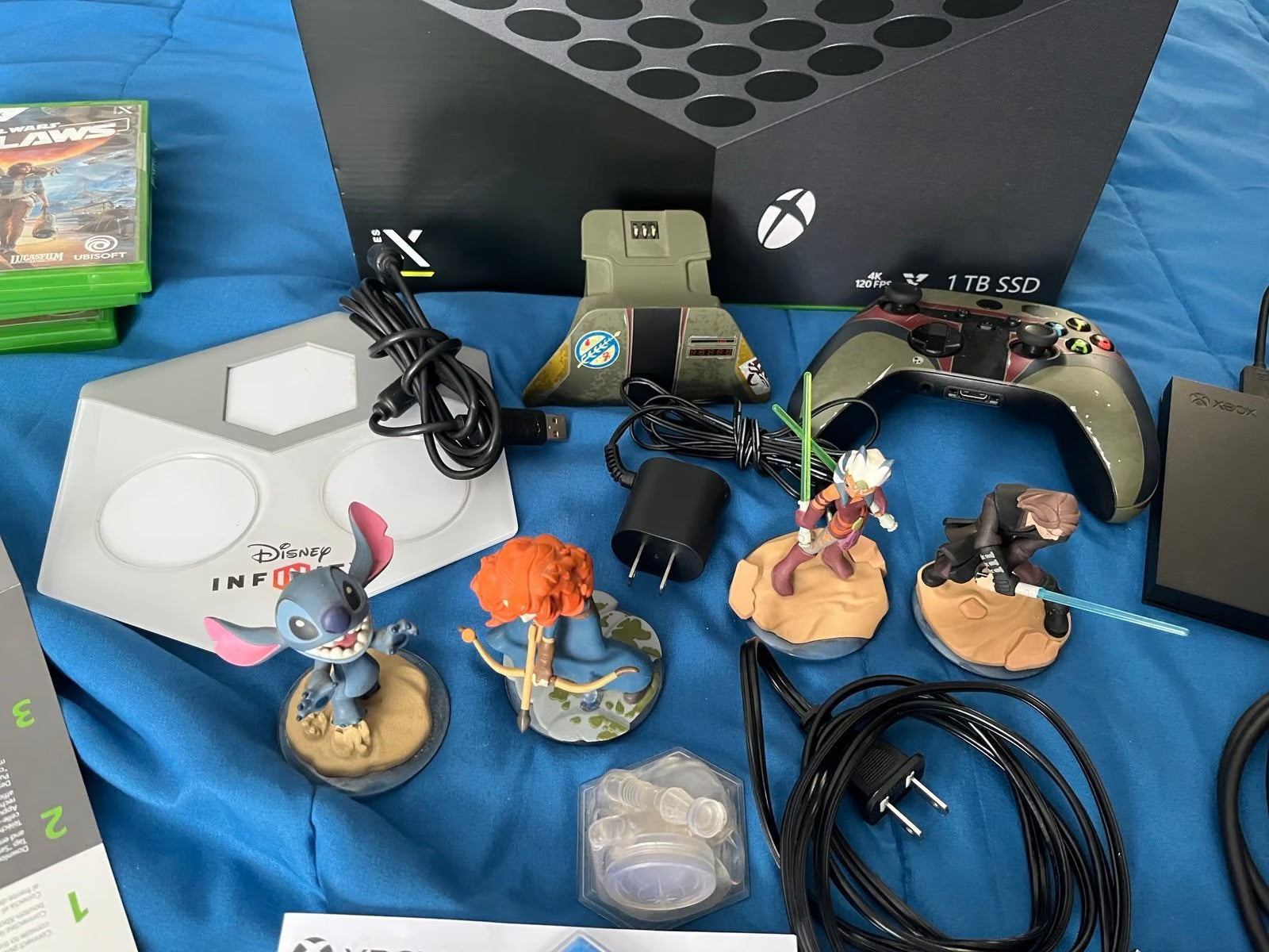 Microsoft Xbox Series X 1TB SSD Home Console system big bundle HDMI Blu-ray 9R97