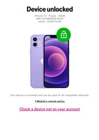 Apple iPhone 12 64 GB in Purple( Unlocked ) 2Z97