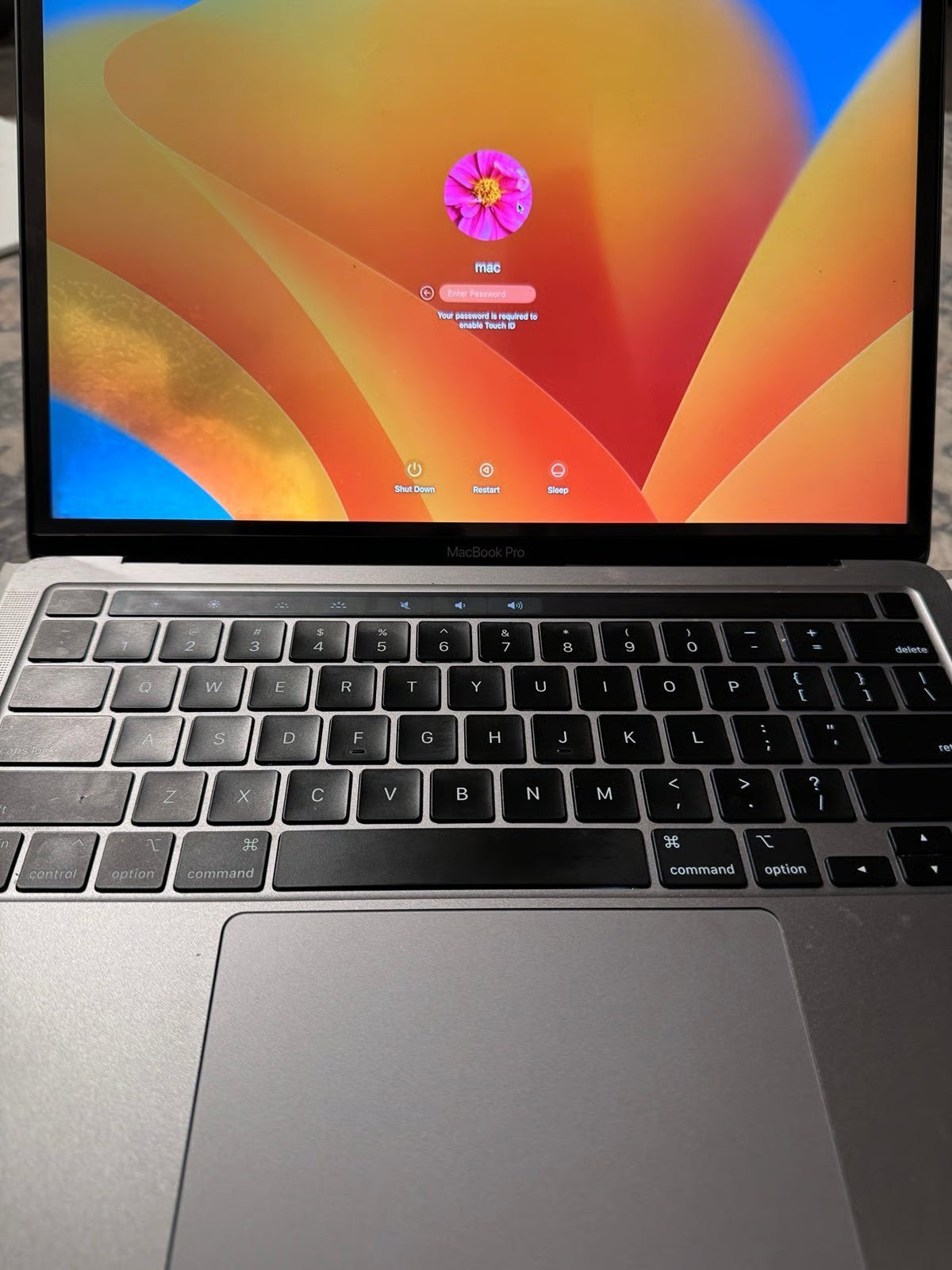 Apple Macbook Pro 13in.  M2 3.49 GHz  256GB SSD 6S96