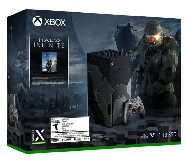 BRAND NEW Xbox Series X 1TB Console Halo Infinite + PDP Media Remote 2Q27