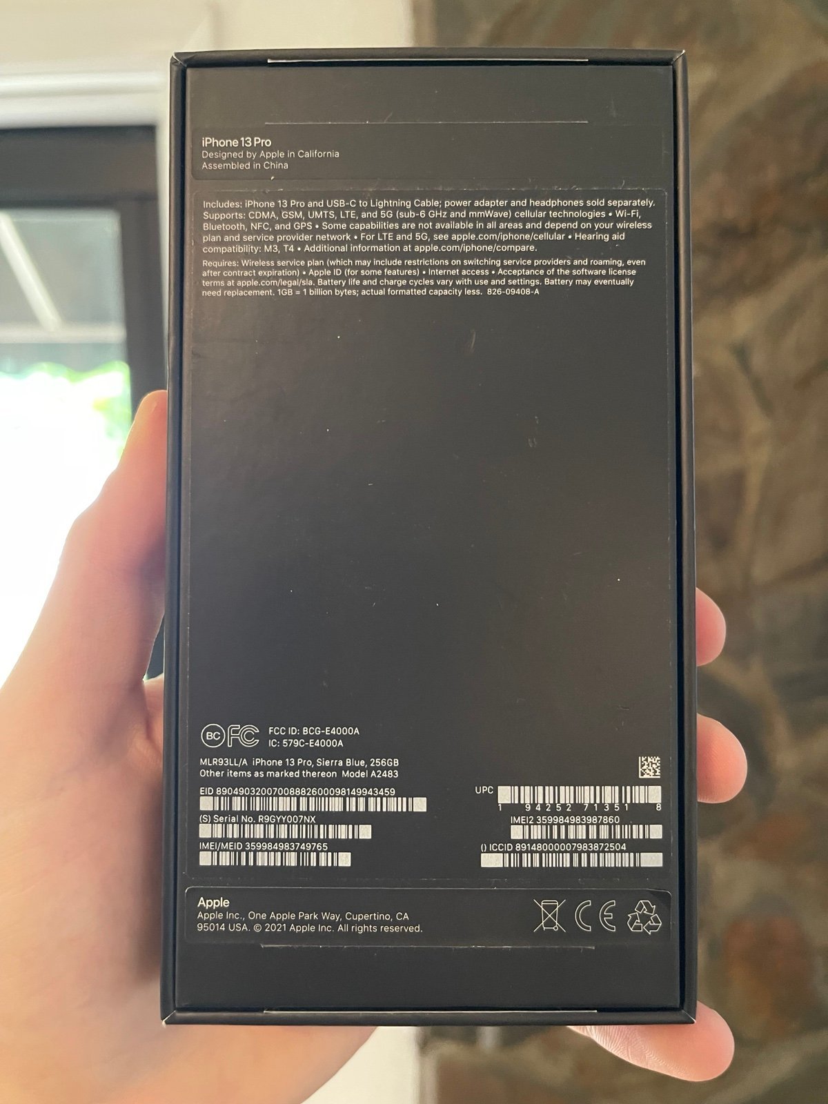 LIGHT BLUE IPHONE 13 PRO 256GB UNLOCKED 2U79