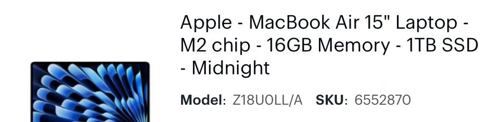 macbook air m2 16gb 15鈥?BRAND NEW 6J99