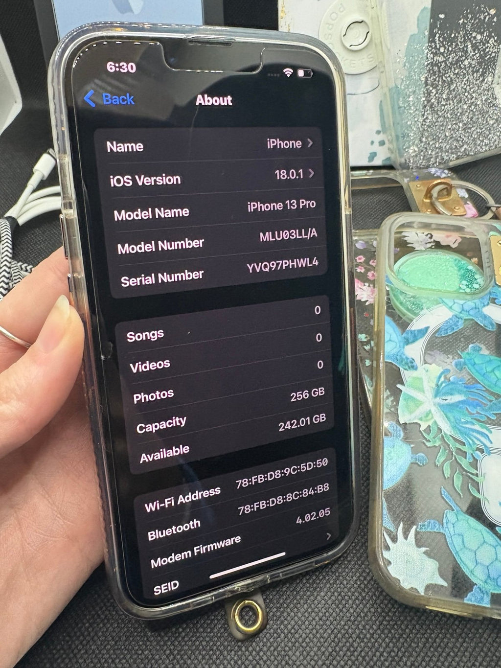 iPhone 13 pro unlocked Serria Blue 5H29