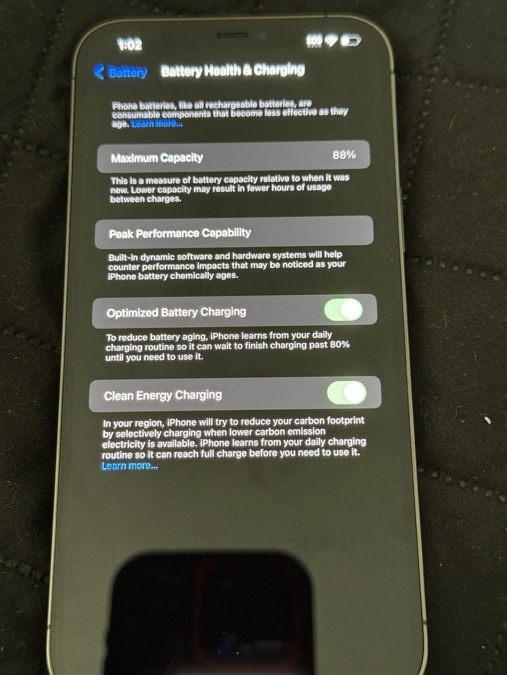 Apple iPhone 12 Pro Max 512GB in Graphite for Unlocked 2Z93