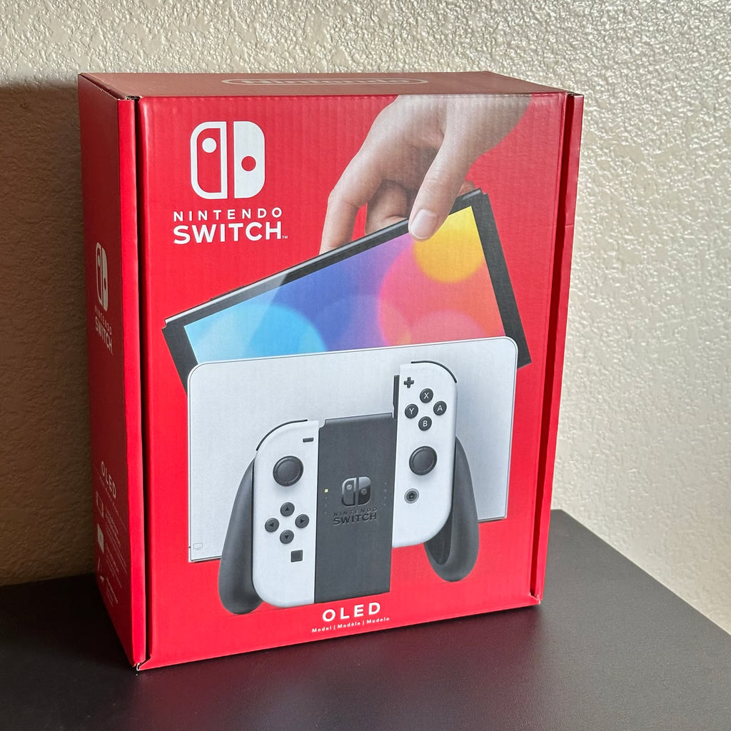 Nintendo Switch OLED Gaming Console Bundle w/ 256GB Micro SD & Case *NEW* 1W86