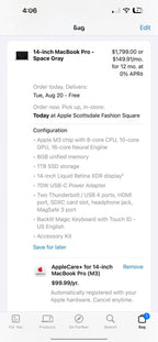 Apple MacBook Pro M3 2F13