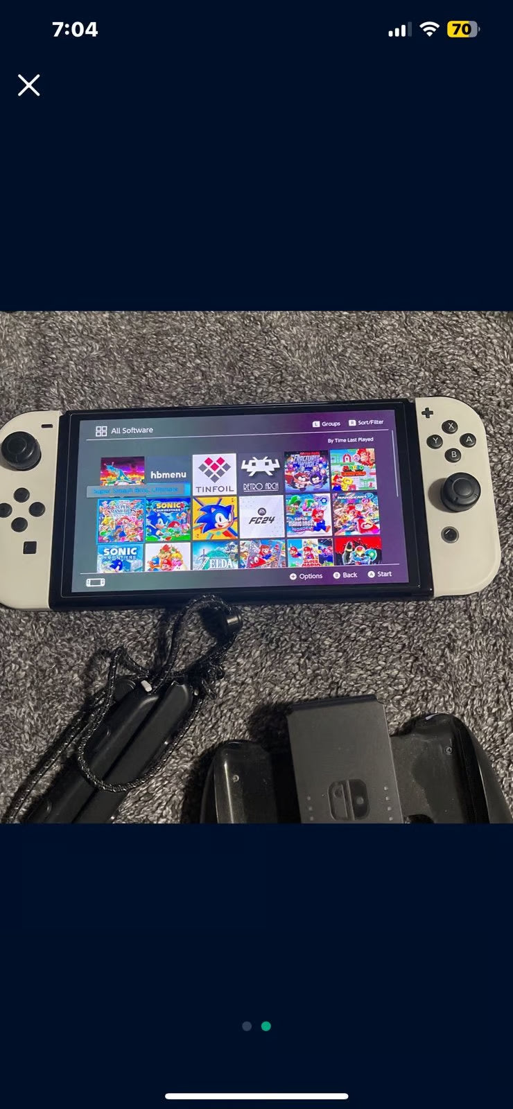 Nintendo Switch OLED modded 5E82
