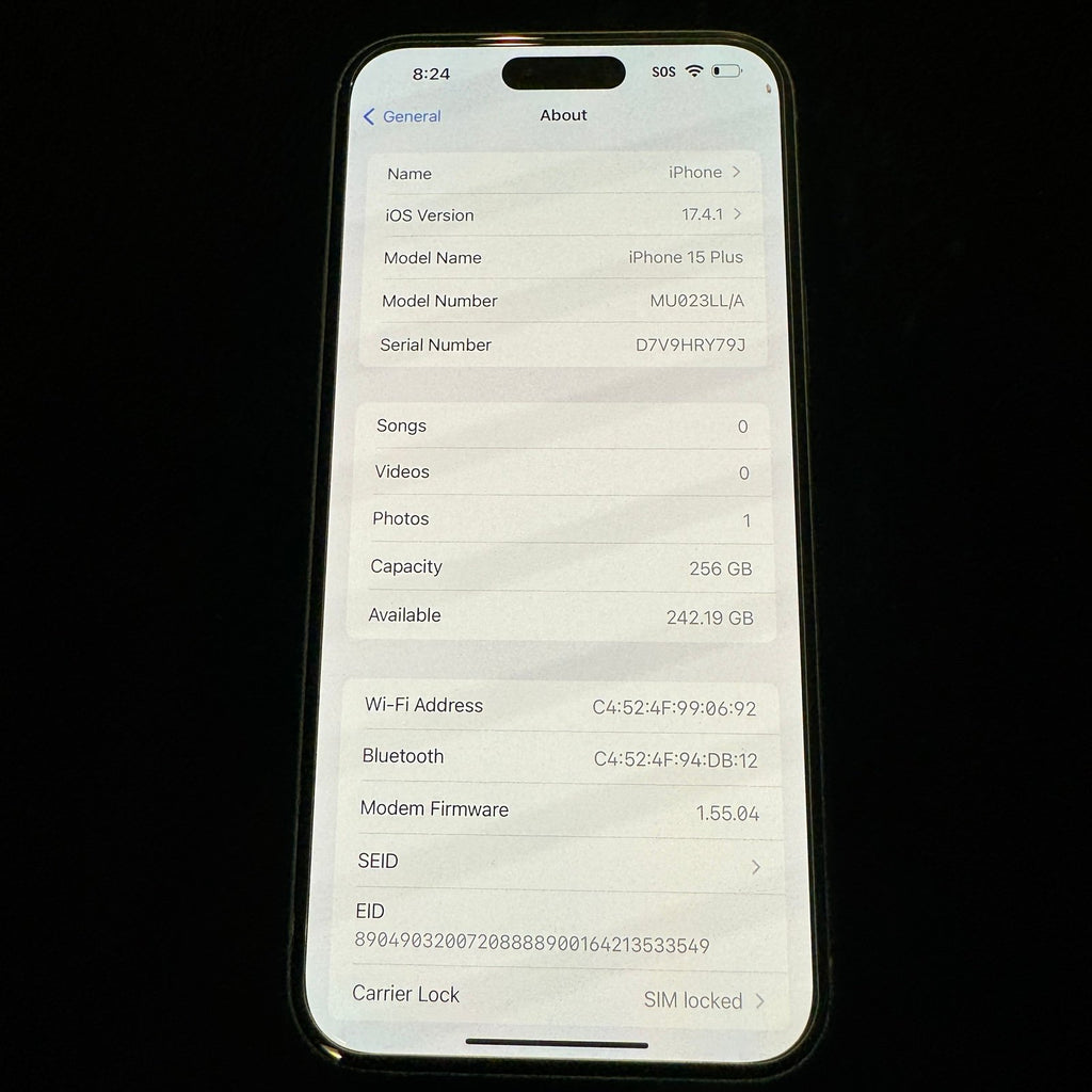 Apple iPhone 15 Plus 256GB Green Xfinity Only 2V75