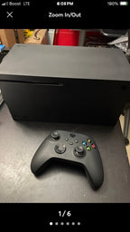 Xbox Series X (1TB) console with series s/x controller in black 9C81