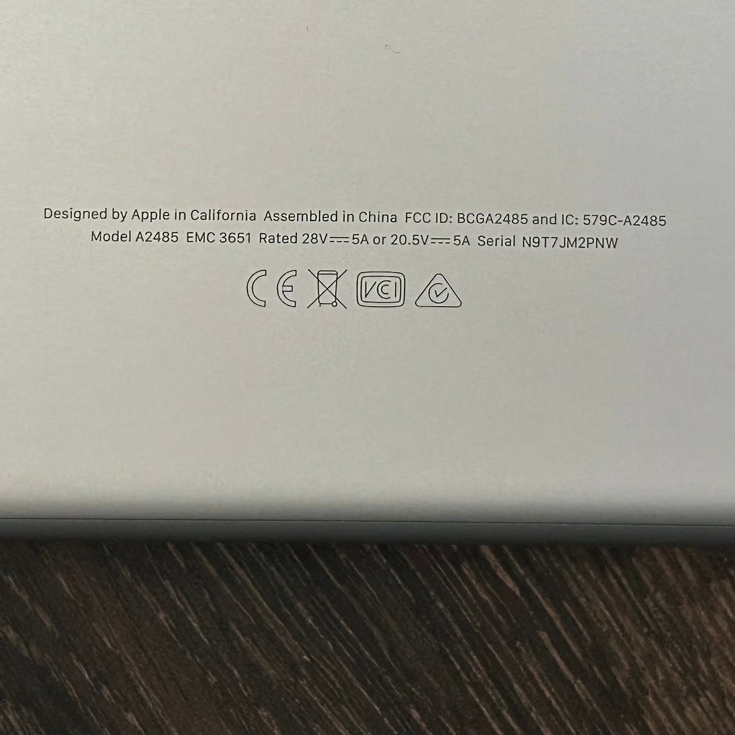 2021 16 inch Apple MacBook Pro M1 Pro 8Y67