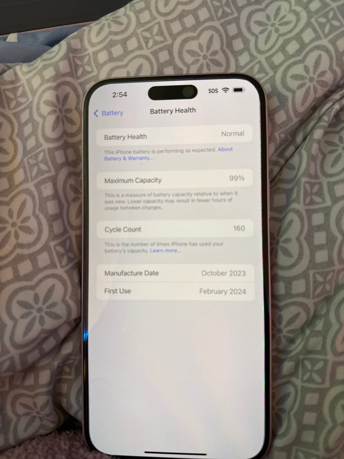 IPhone 15 plus 128GB UNLOCKED 7S37